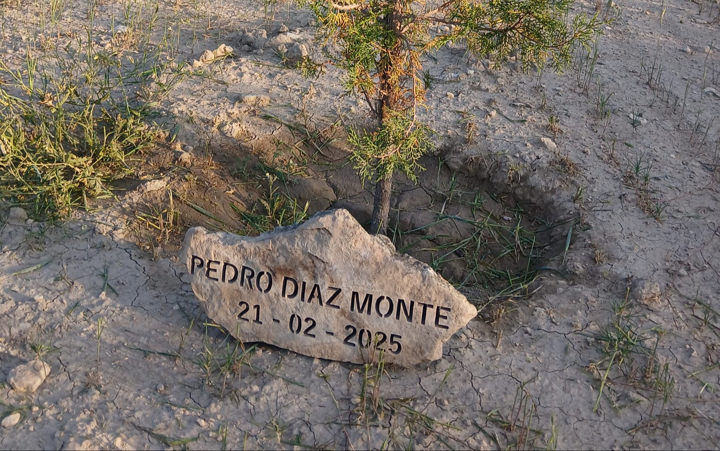 Engraved Memorial Stone